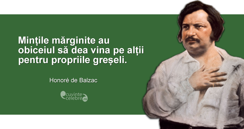 Citate Honoré de Balzac