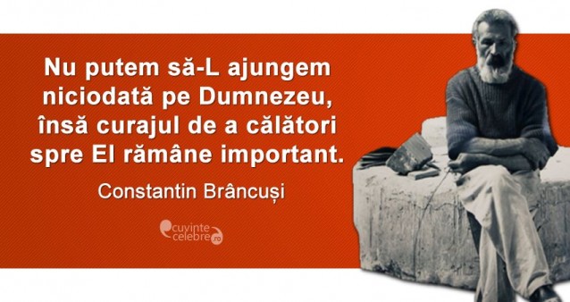 Citat Constantin Brancusi