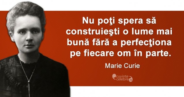 Citat Marie Curie