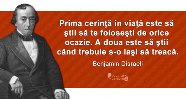 Citat Benjamin Disraeli