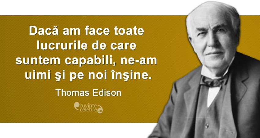 Citat Thomas Edison