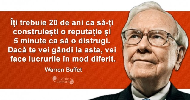 Citat Warren Buffet
