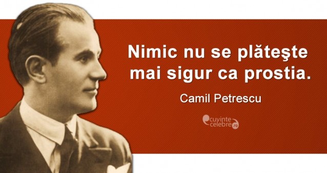 Citat Camil Petrescu