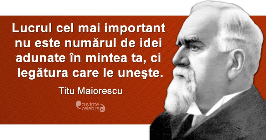 Citat Titu Maiorescu